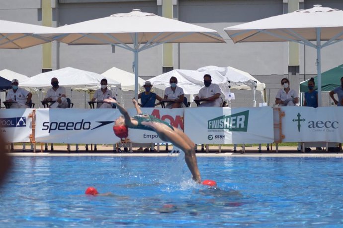V Campeonato de España alevín-promoción de verano de natación artística.