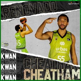Archivo - Kwan Cheatham renueva por Urbas Fuenlabrada