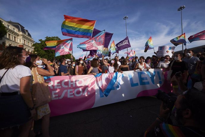 Manifestación del Orgullo LGTBI en Madrid. 