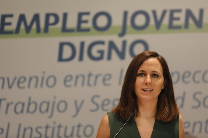 La ministra de Derechos Sociales y Agenda 2030, Ione Belarra.