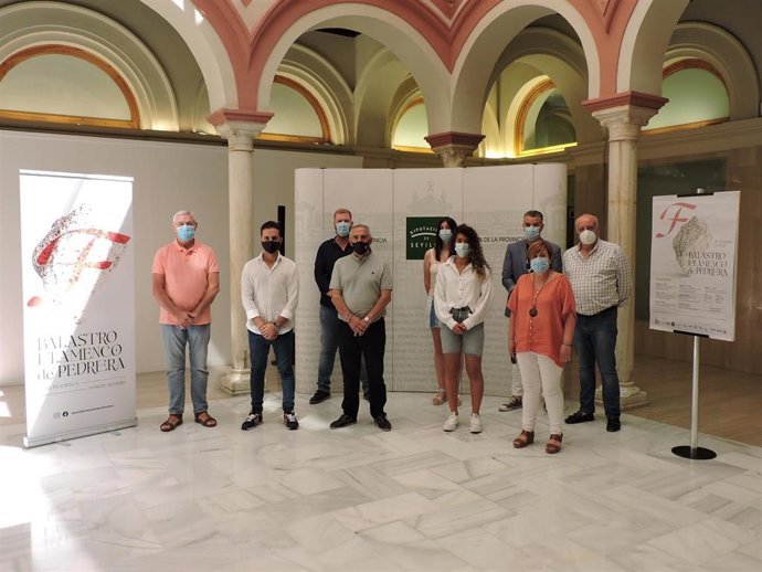 Foto de la presentación del cartel y la programación del Festival 'Balastro Flamenco de Pedrera (Sevilla)