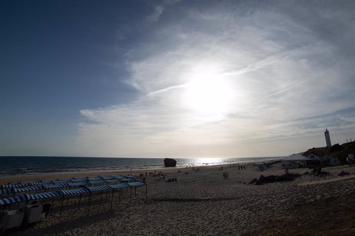 Archivo - Foto de archivo de la Playa de Matalascanas . 21 de mayo de 2021 en Almonte, Huelva, España.