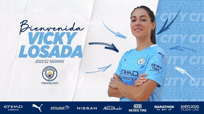 La jugadora internacional española Vicky Losada jugará en el Manchester City hasta 2023