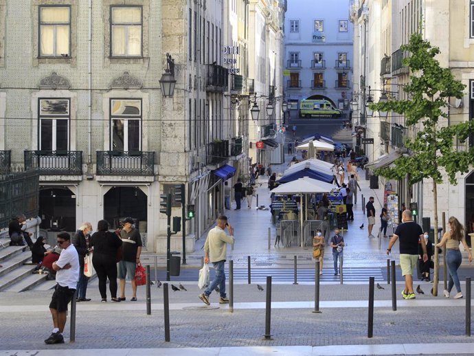 Imagen de archivo de una calle de Lisboa.