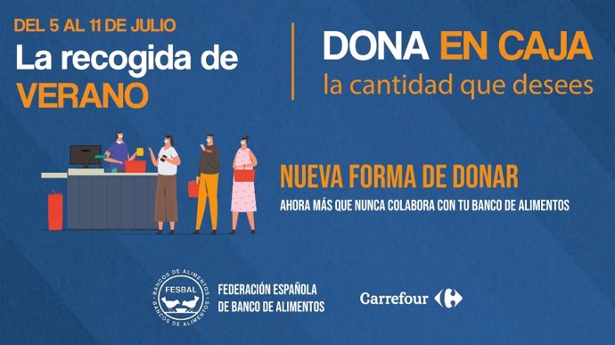 Carrefour y su Fundación ponen en marcha la campaña La Recogida de Verano, que tendrá lugar desde el 5 al 11 de julio, a favor de FESBAL