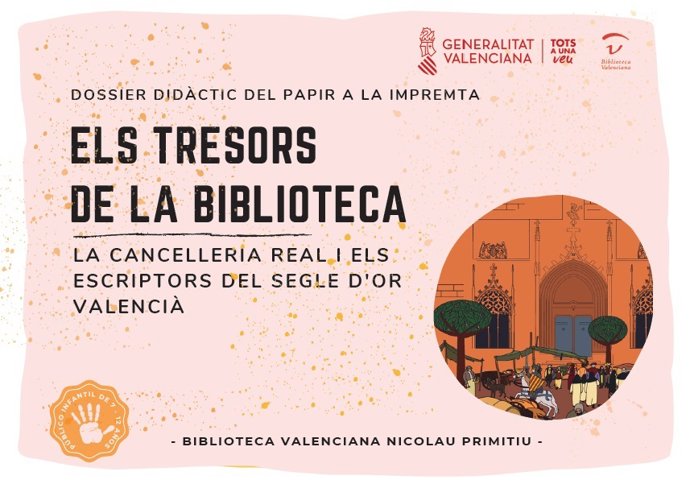 La Biblioteca Valenciana Nicolau Primitiu ha publicat en el seu web el taller 'Els tresors de la Biblioteca: La Cancelleria Real i els escriptors del Segle d'Or valenci'
