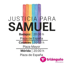 La Fundación Triángulo de Extremadura se suma a las concentraciones por el asesinato de Samuel