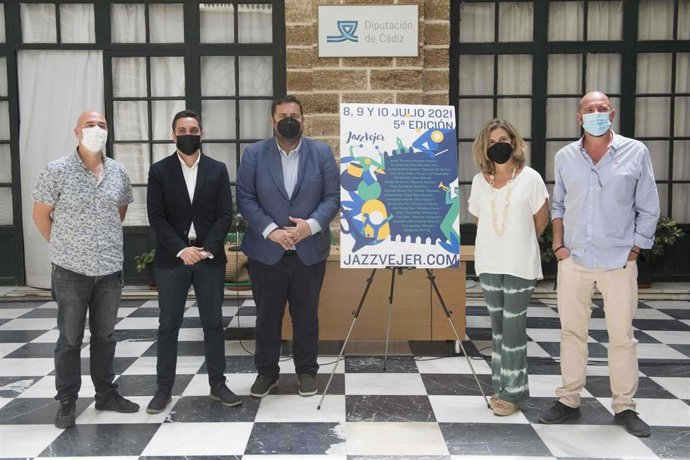 Presentación del Festival Jazz Vejer en la Diputación de Cádiz.