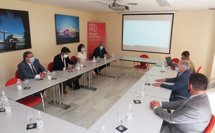 El secretario de Estado de Economía y Apoyo a la Empresa visita Málaga TechPark