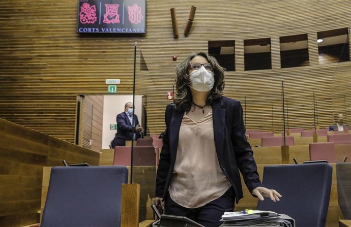 Archivo - La vicepresidenta de la Generalitat, Mónica Oltra