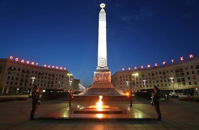 Ceremonia en recuerdo de la Gran Guerra Patriótica en Minsk