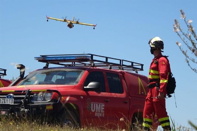 Militares de la UME se unen a la campaña 'Lucha contra Incendios Forestales' en Andalucía