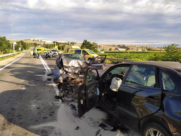 Accidente de tráfico en la M-305