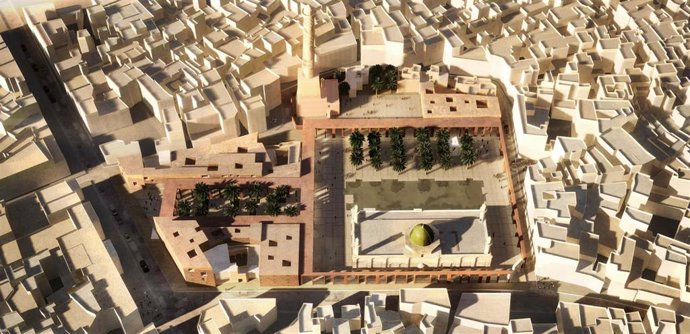 Imagen del proyecto premiado de arquitectos de la UPCT para reconstruir Mosul