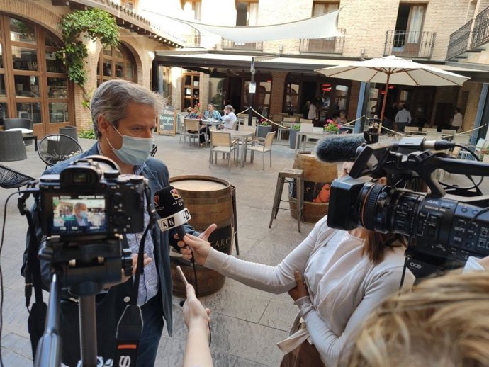 El líder de Cs Aragón, Daniel Pérez Calvo.