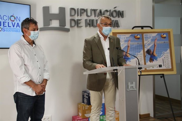 Presentación del circuito Diputación de Huelva de voley playa.