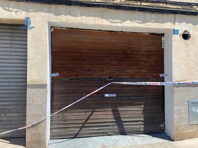 Taller de vehículos precintado en Manacor.