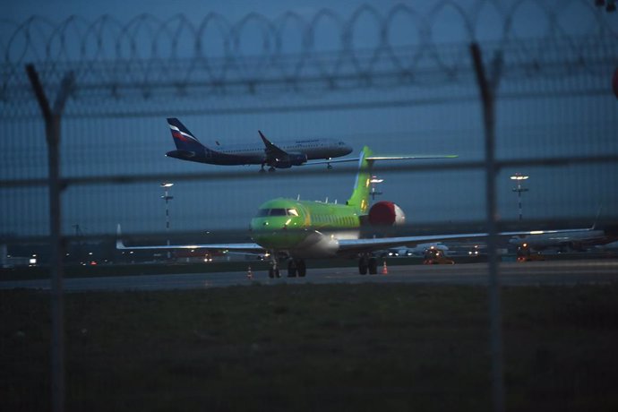 Archivo - Aeropuerto de Sheremetyevo en Rusia.