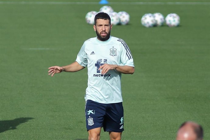 Jordi Alba con la selección española