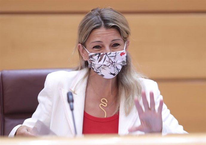 La vicepresidenta Tercera del Gobierno y Ministra de Trabajo y Economía Social, Yolanda Díaz