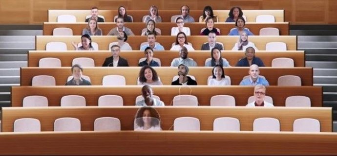 Modo Juntos de Microsoft Teams.