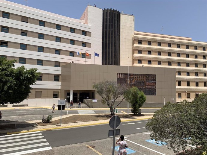 Hospital Militar Rey Juan Carlos I en Las Palmas de Gran Canaria, uno de los puntos de vacunación contra la Covid-19 de la capital grancanaria