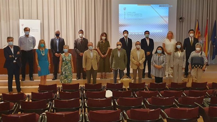 El conseller Juan Pedro Yllanes, en el acto.