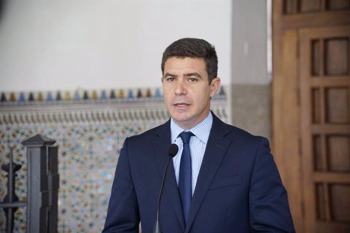 El portavoz de Cs en el Parlamento, Sergio Romero