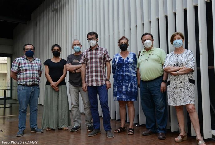 Representantes de las entidades organizadoras del Coso del Libro