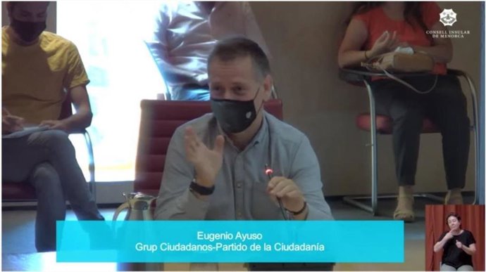 El conseller de Ciudadanos en el Consell de Menorca, Eugenio Ayuso.