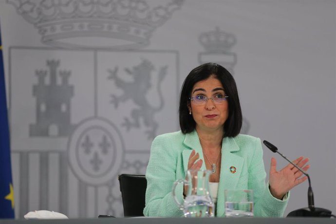 La ministra de Sanidad, Carolina Darias,