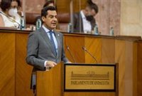 Moreno a PSOE-A": "Tienen que resolver la tesitura de si quieren ser útiles a los andaluces o una delegación de Sánchez"