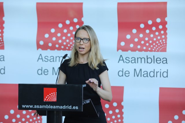 Carolina Alonso, portavoz de Unidas Podemos en la Asamblea