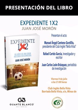 Juan José Morón publica 'Expediente 1X2', una investigación de la Quiniela desde su origen.