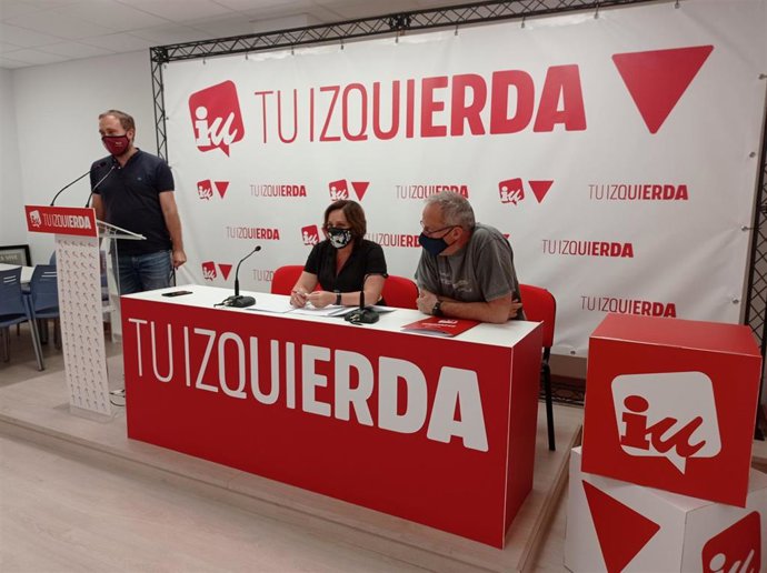 Rueda de prensa de IU La Rioja