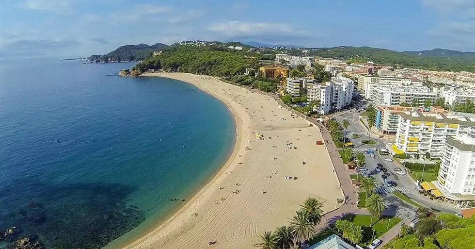 Playa en Tossa de Mar (Girona)