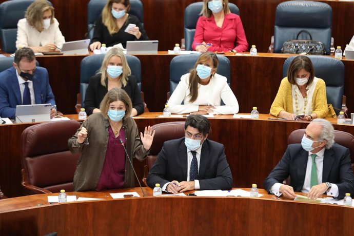 Marta Rivera de la Cruz, en la Asamblea de Madrid