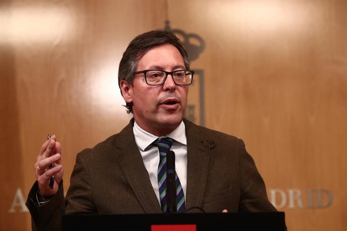 Archivo - El portavoz del PP en la Asamblea, Alfonso Carlos Serrano Sánchez-Capuchino