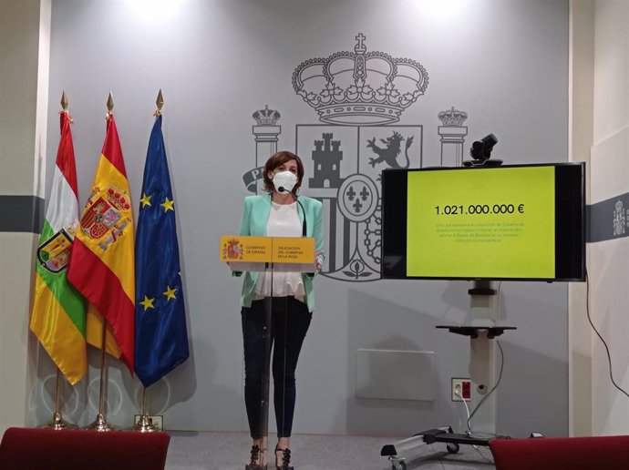 La delegada del Gobierno en La Rioja, María Marrodán