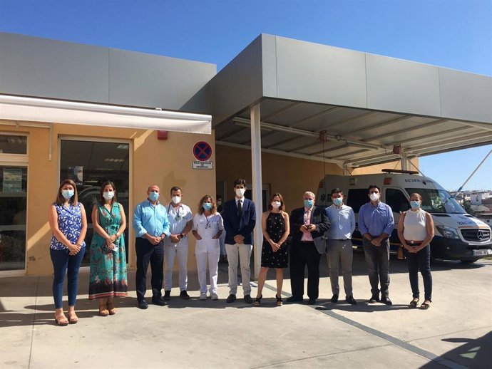 La delegada del Gobierno andaluz en Málaga, Patricia Navarro, visita la ampliación del centro de salud de Coín