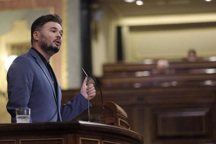 El portavoz de Esquerra Republicana en el Congreso, Gabriel Rufiá