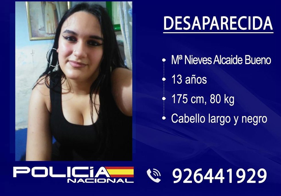 Menor desparecida en Puertollano