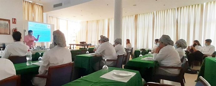 Curso en la Escuela de Hostelería de Islantilla.