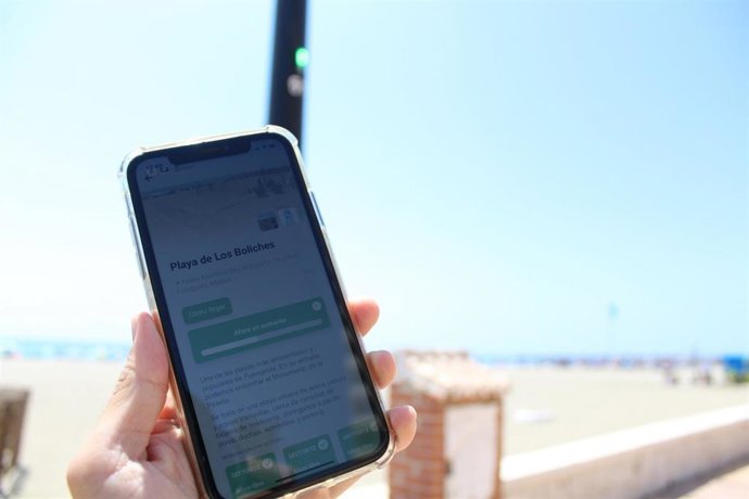 Aplicación móvil de Fuengirola que permite controlar el aforo de las playas
