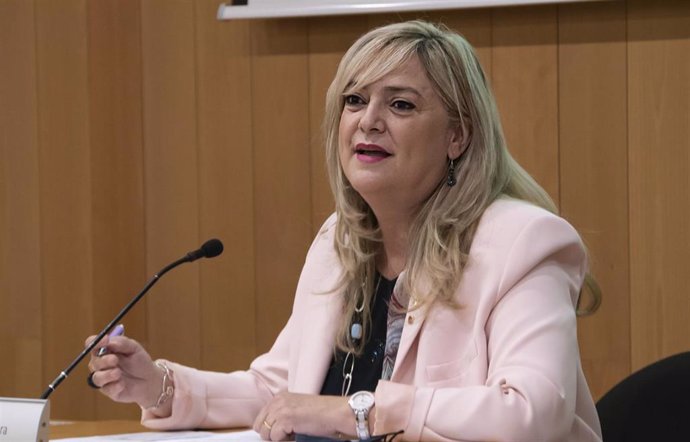 La consellera de Derechos Sociales de la Generalitat, Violant Cervera, durante su intervención este viernes en la tercera edición del Congreso de la Acción Social - Inclusió.Cat.