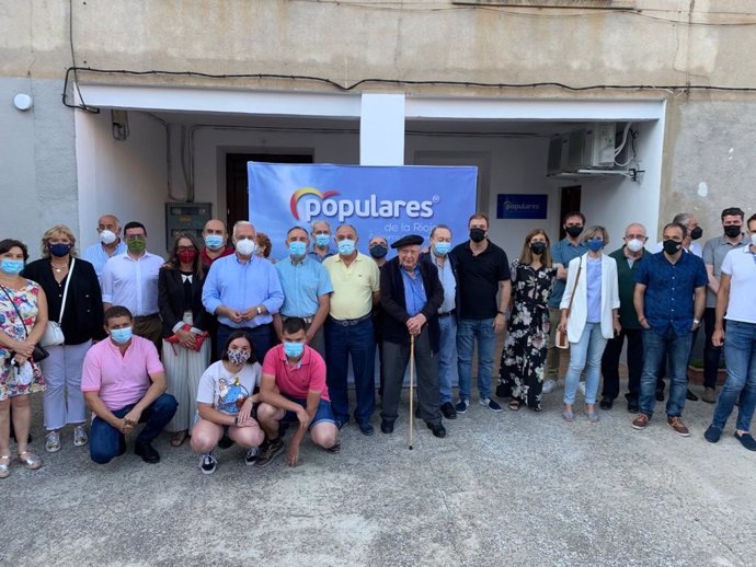 Inauguración del la sede del PP en Cervera del Río Alhama