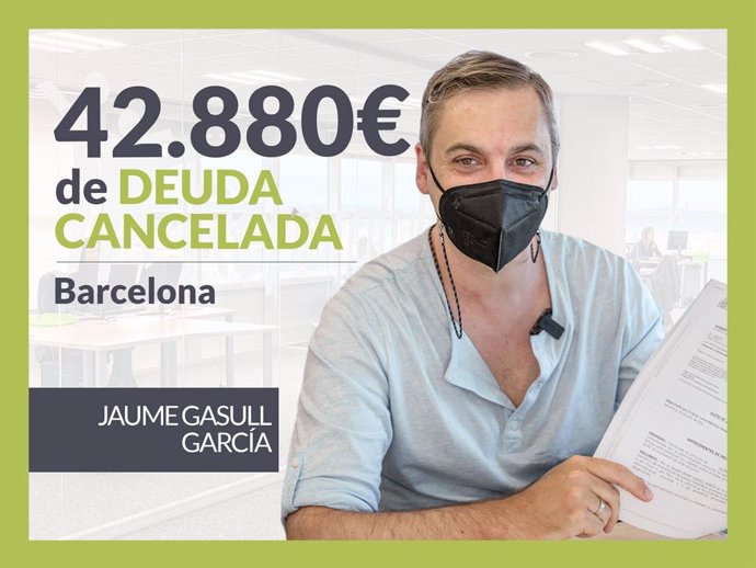 Jaume Gasull, exonerado con Repara Tu Deuda