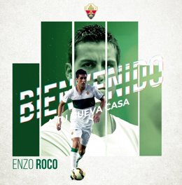 El central chileno Enzo Roco regresa al Elche siete años después.