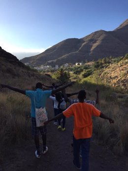 Menores migrantes en el municipio de Moya (Gran Canaria)