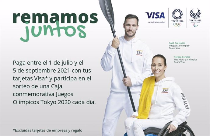 Campaña de Visa y Caja Rural de Asturias 'Remamos juntos'.